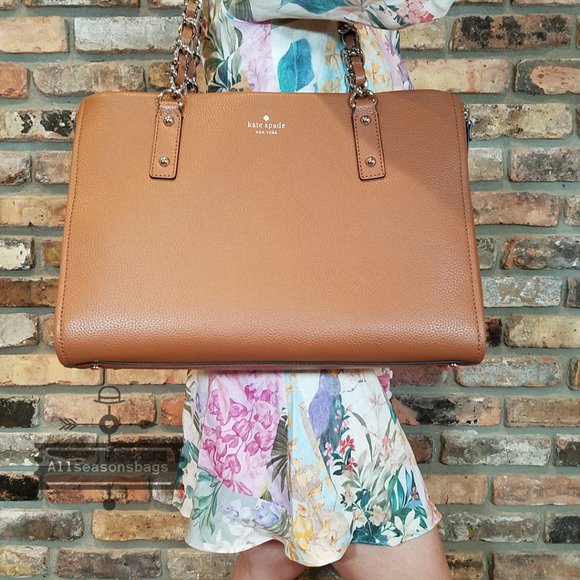 Kate Spade Cobble Hill Andee Shoulder Tote Ginger - Picture 5 of 11